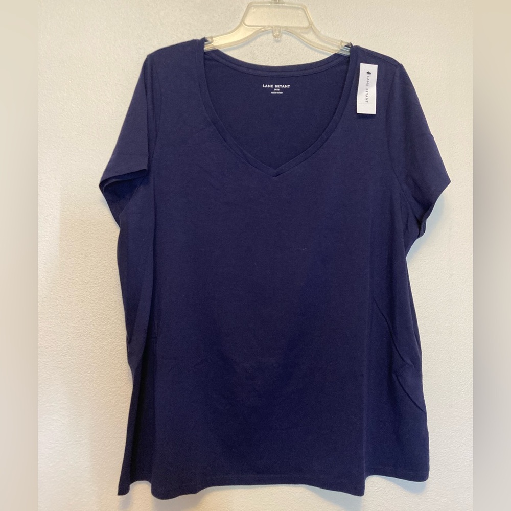 Lane Bryant V Neck Tee